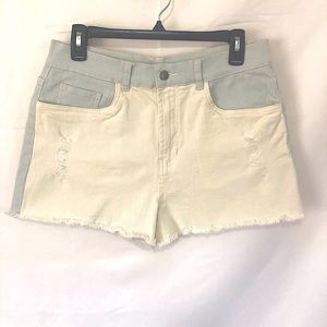 Denim cutoff shorts NWOT